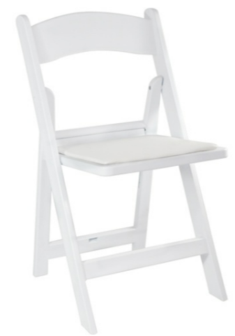 White Resin Garden Chairs (premium)